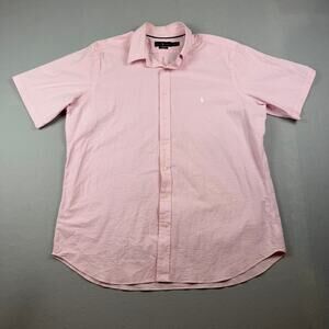 Ralph Lauren Performance Pink Stripe Shirt 2XL